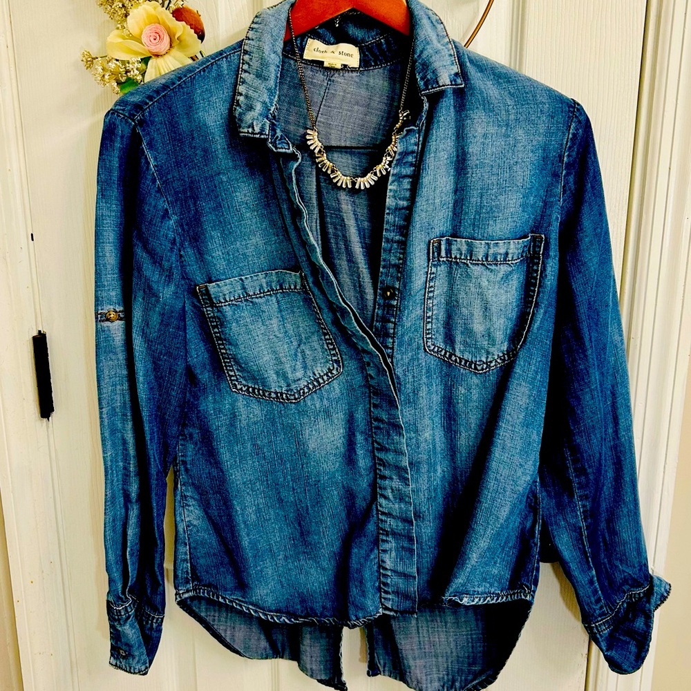 Cloth & Stone jean shirt
